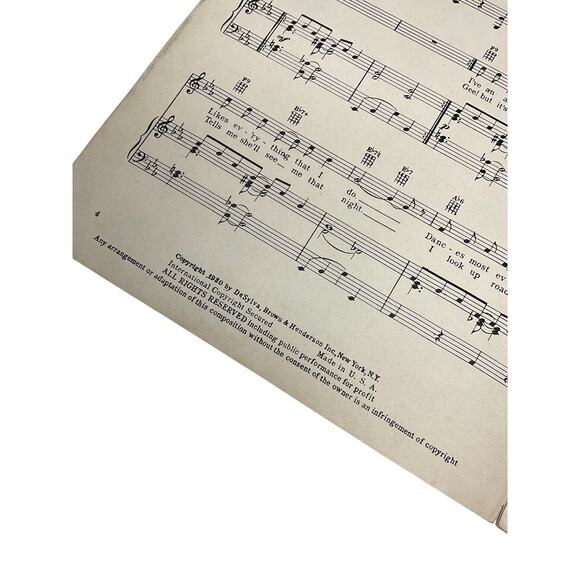 Walkin My Baby Back Home Sheet Music Johnnie Ray Roy Turk Fred Ahlert - Picture 4 of 5